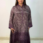 Purple silk jalabiya JL0953-U37LS