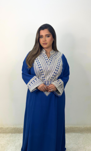Blue Cotton - crepe jalabiya VRF11038