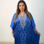 Light blue silk jalabiya RITU6970