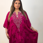 Pink silk jalabiya RITU6975