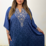 Light blue silk jalabiya RITU6969