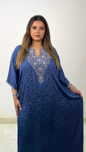 Light blue silk jalabiya RITU6969